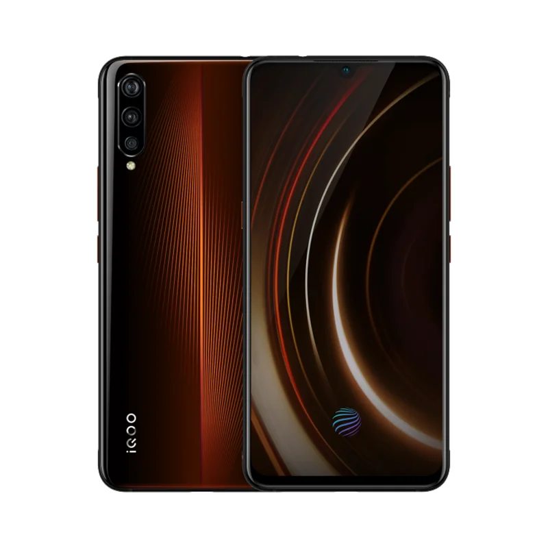 Официальный Vivo IQOO мобильный телефон Android 9,0 Snapdragon 855 восьмиядерный AMOLED 6G/8G/12G+ 128G/256G NFC type-C 4000mAh мобильный телефон - Цвет: Оранжевый