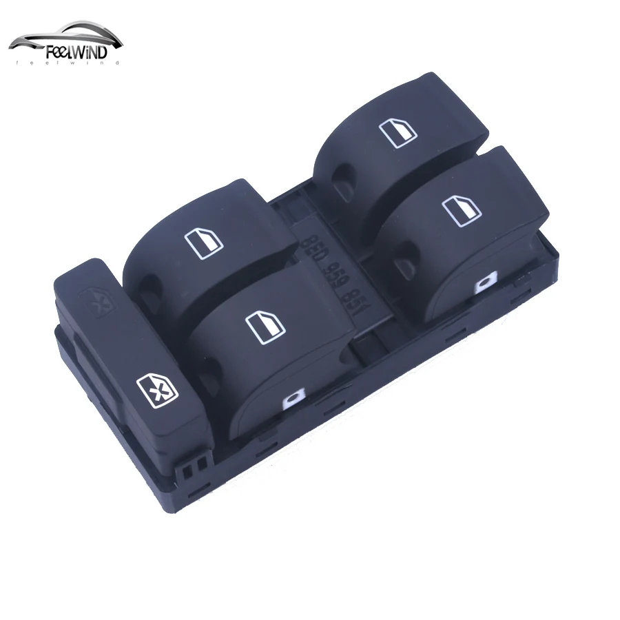 Window Switch Windows Panel Fit toggle switch for Audi A4 B6 B7 Window Switches Master Electric Power 8ED 959 851 8E0 959 851 holdwell micro switches toggle switch 8906k474 for cutler hammer