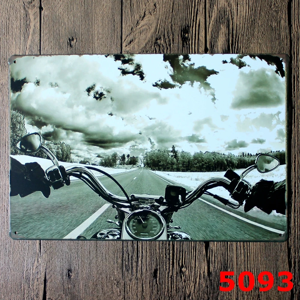 Cartel de lata de motocicleta Placa de logotipo de Metal de la vendimia de la pintura de la pared de la etiqueta engomada del cartel de hierro placas decorativas al por mayor 20X30 CM Cartel de lata de motocicleta Placa de logotipo de Metal de la vendimia de la pintura de la pared de la etiqueta engomada del cartel de hierro placas decorativas al por mayor 20X30 CM