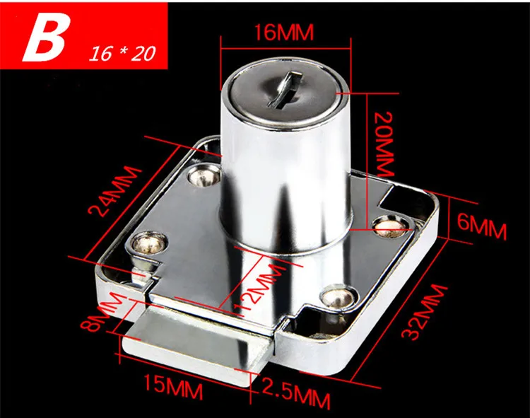 Высококачественный замок для стола ящика двери замки стенной шкаф шкафы шкаф замки мебельная фурнитура