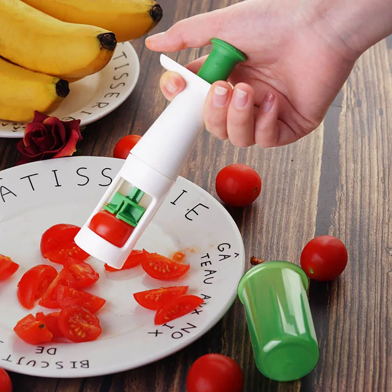 Multifunctional Grape Slicer Cutter Cherry Tomato Slicers Food grade Pp
