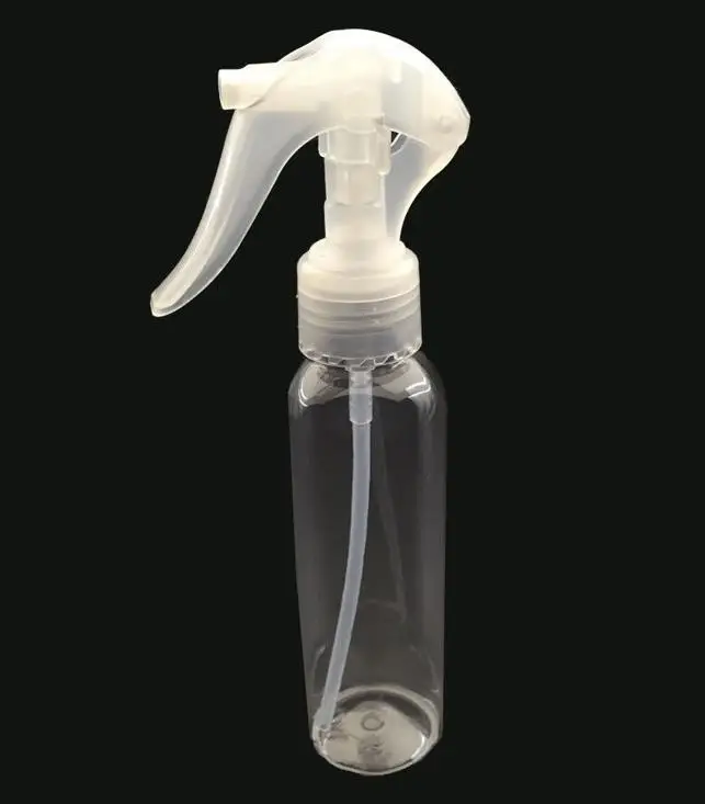 120ml Trigger Sprayer Clear Plastic Refillable Empty Spray Bottle Plant Watering Portable Travel Moisturizer Atomizer Bottle
