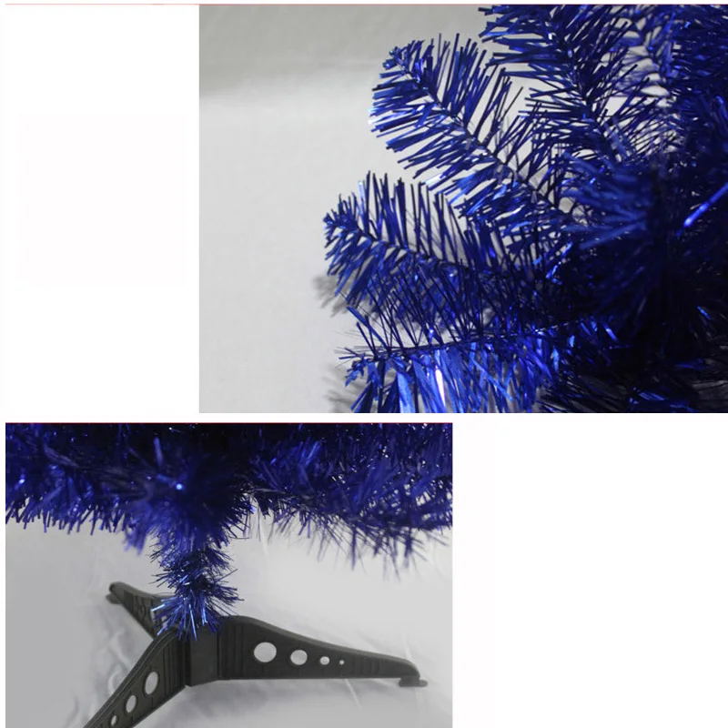 60 см шифрование Рождественская елка с ножками креативный синий цвет елка для украшения рождества искусственная Рождественская елка Настольный Декор