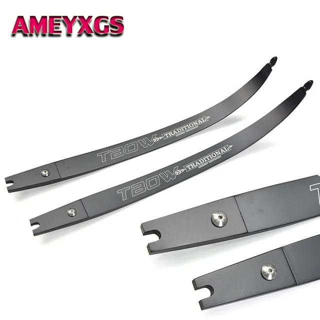  US $103.05 2pcs Archery Recurve Limbs 55lbs Imported Gordon Take Down Recurve Limb Outdoor 