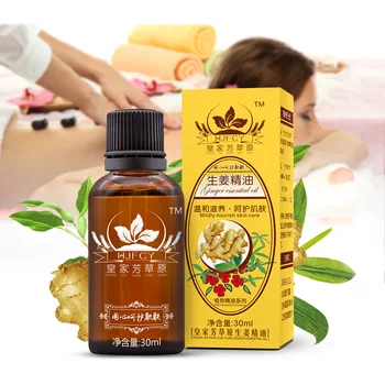 

30ml Natural Plant Therapy Lymphatic Drainage Ginger Oil Natural Anti Aging Essential Oil Body Detoxing Massage Oil