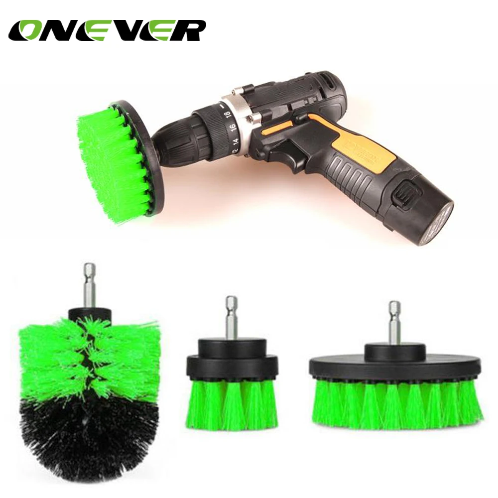 3pcs Power Scrubber Brush Set for Bathroom Drill Scrubber Brush for