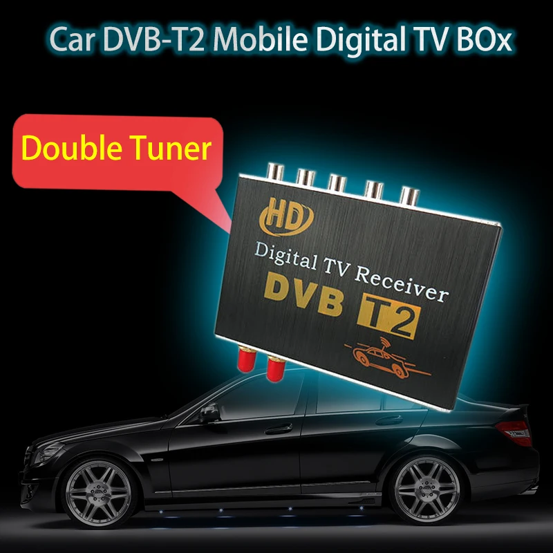 Mobile Digital Tv Receiver Hd 1080p Hdmi Cvbs Mobile Car Dvbt2 Mpeg4