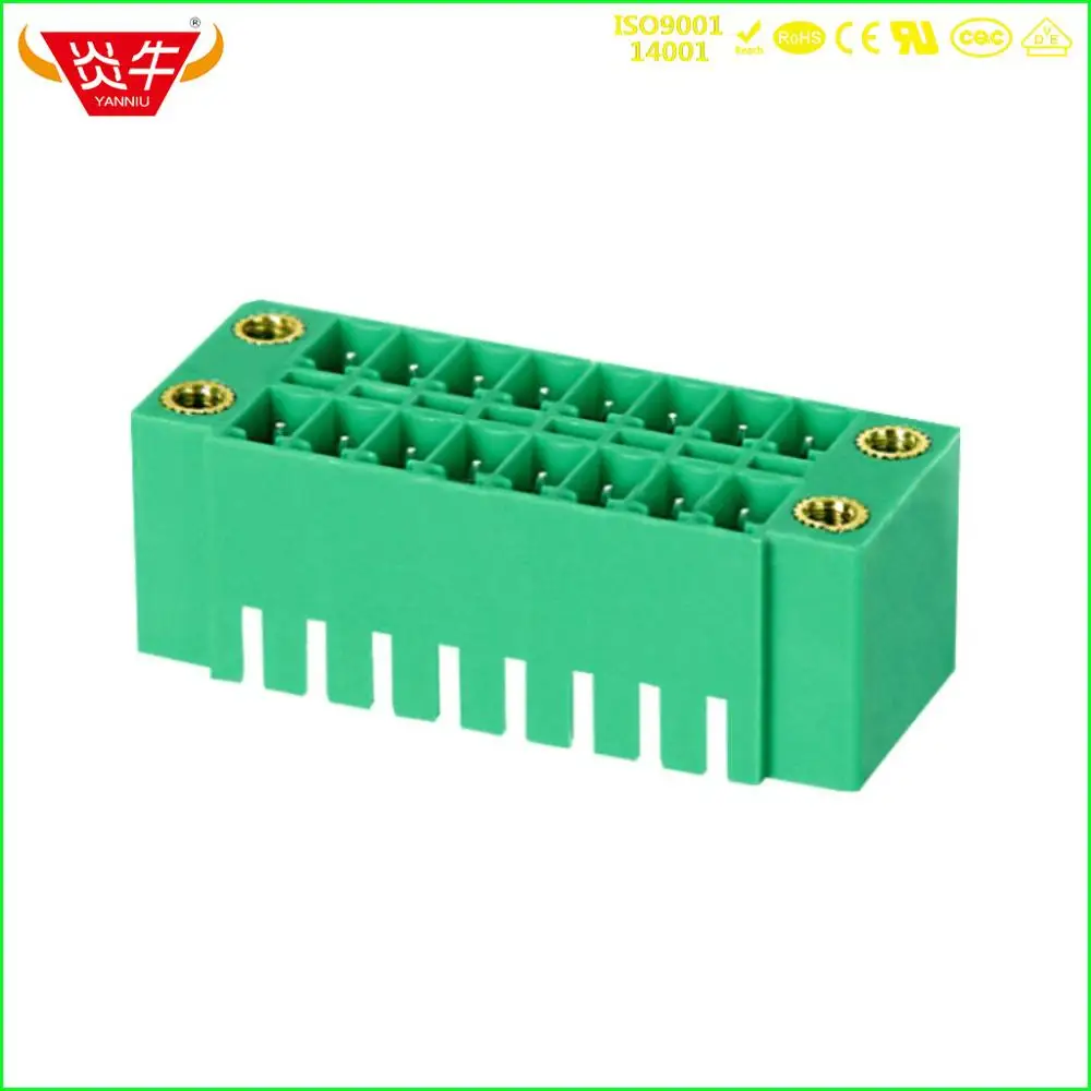 KF2EDGKVM-3.81-7P штекер 3 81 мм 14PIN PCB прямой разъем подключаемый плагин TEMINAL блоки |