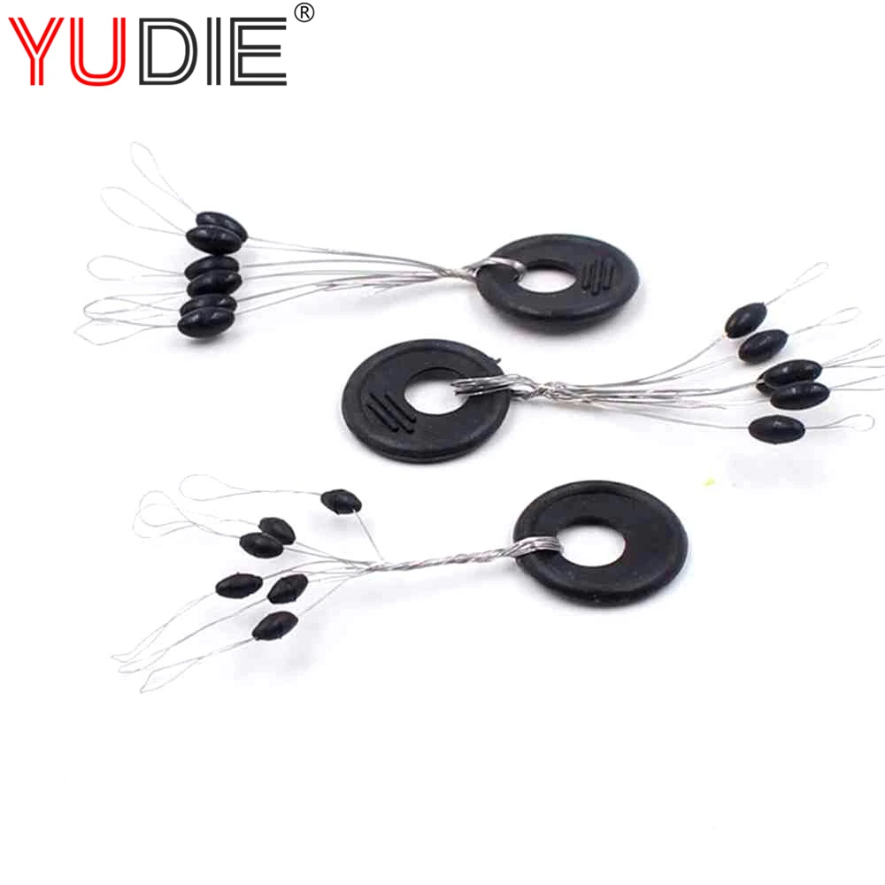 

New Fishing Tackle resistance line space beans 10 group not on the line vertical circular space beans fishing accessories