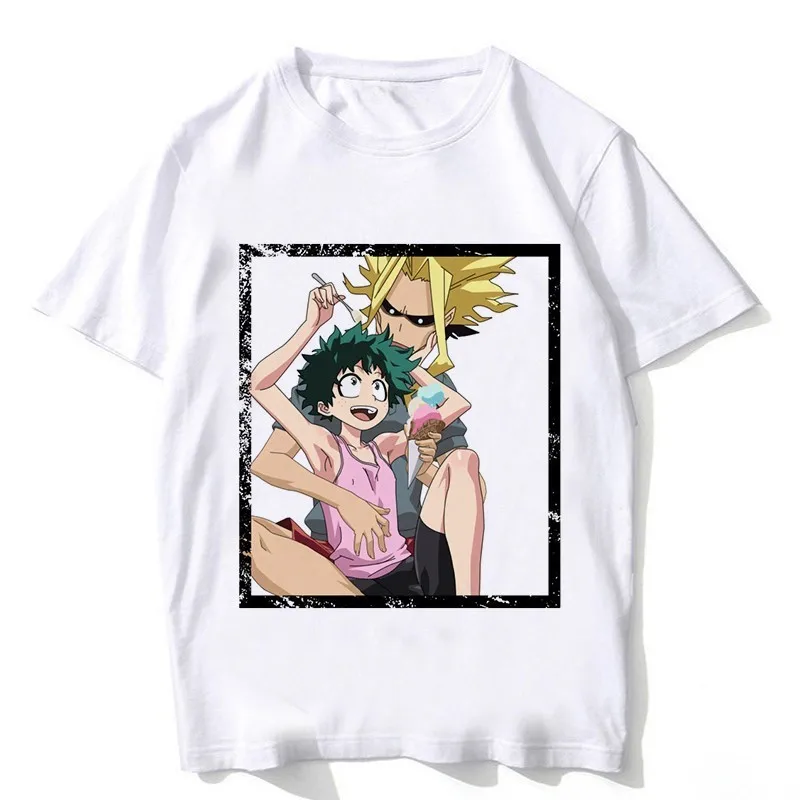 Новейшие футболки с надписью «My Hero Academy»; мужская одежда с короткими рукавами; Boku No Hero Academy; забавная футболка с героями мультфильмов для мужчин и женщин - Цвет: 3643