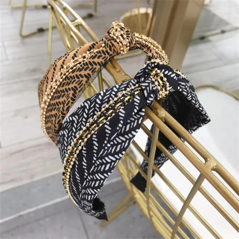 

Korea Boutique Hairband Fashion Flash Diamond Chain Headband Women Hair Head Hoop Bands Accessories For Girls Hairband Headdress