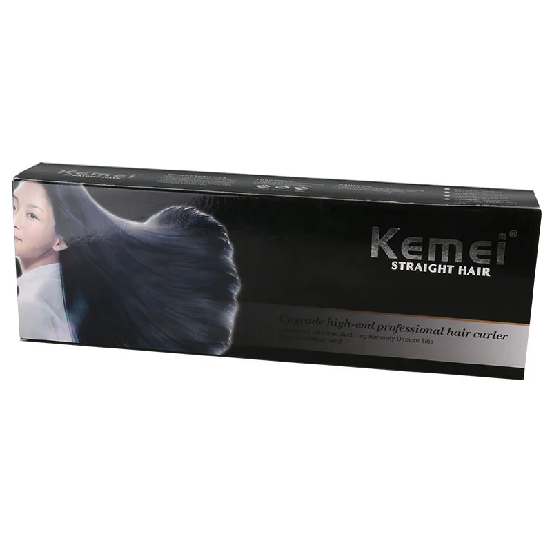 KEMEI lcd профессиональный выпрямитель и прибор для завивки электрическая плойка Паровая плойка выпрямление волос завивка KM-029