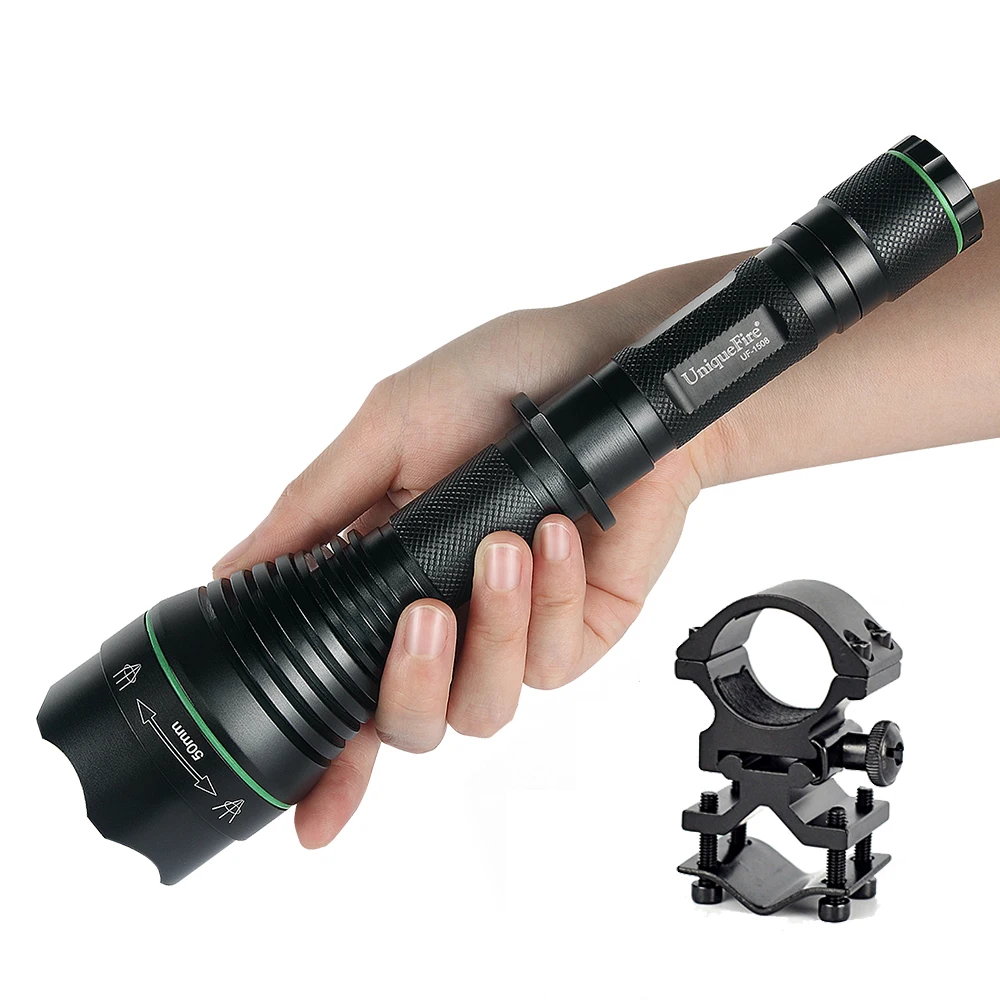 UniqueFire 1508 IR 940nm Led Flashlight 50mm Convex Lens Focusing Head