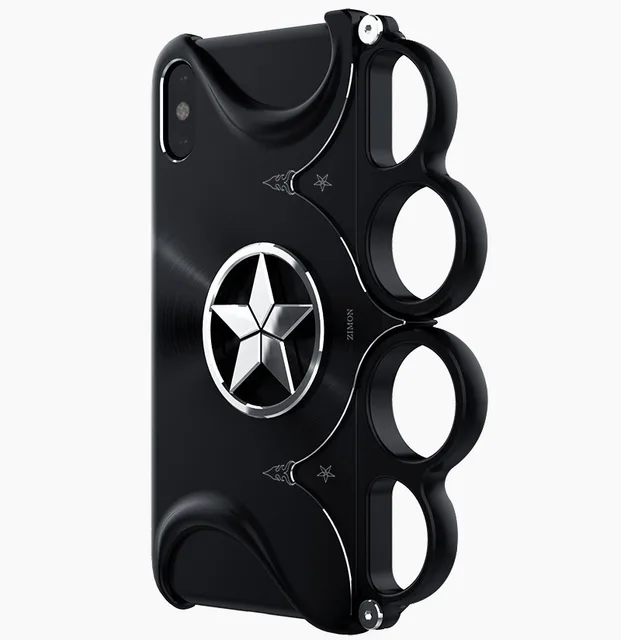 Mobile Game Case for iphone 6 6 plus iPhone X Brass knuckles Case for