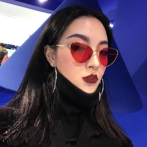 Red Cat Eye Transparent Lens Vintage Sunglasses Retro 70s Design HTB1doBdQFXXXXbxXpXXq6xXFXXXw - Red Cat Eye Transparent Lens Vintage Sunglasses Retro 70s Design