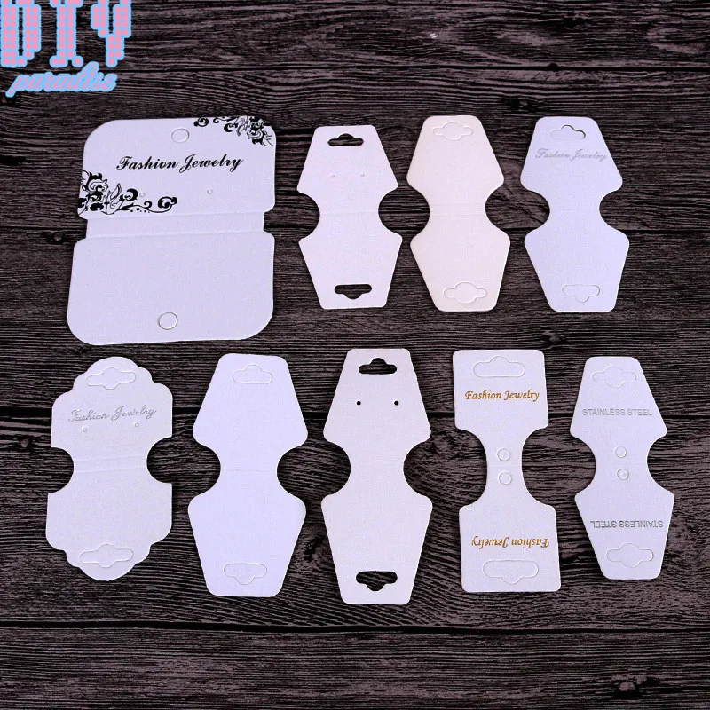 

100PCS Fold Crown Paper jam Jewelry Garment DIY Crafts Cards Price Hang Party Gift Packaging Label Bookmark Luggage Tag