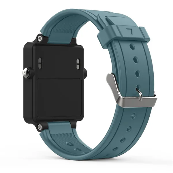 Новая замена Браслет Силиконовый Браслет ремешок для Garmin Vivoactive ацетат спортивные часы Ремешки для наручных часов Корреа Reloj - Цвет: Rock blue