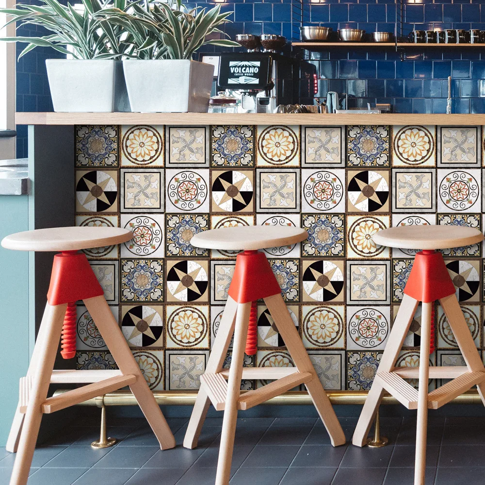 320*20cm Kitchen Wall Decor Sticker Waterproof Ceramic Tile Decal on Furniture Stove Adhesive Wallpaper Cabinet Contact Paper