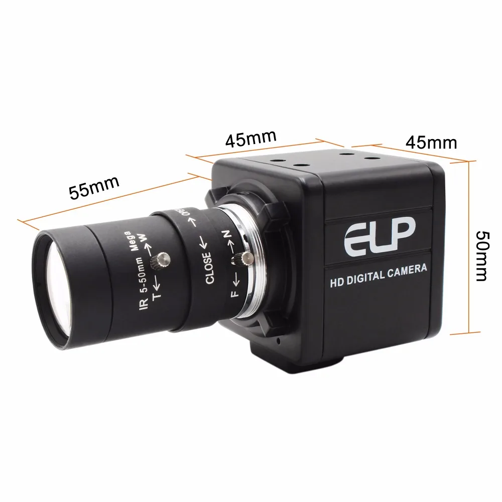 ELP высокоскоростная MJPEG 1080P 60fps/720 P 120fps/360 P 260fps UVC с датчиком omnivision ov4689 CMOS USB веб-камера с варифокальным объективом