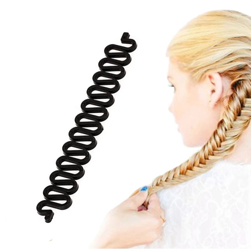 

1Pcs Women Hair Braiding Machine Braider Tool Elastic Ring Weave Braid Hair Styling Tools DIY Hair Style Hairdresser Accessories