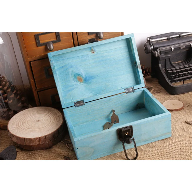 

DIY Wood Sundries Storage Boxes Creative Handwork Jewelry Collection organizer Home Decor craft Wood Storage Box 1 Lattice Box