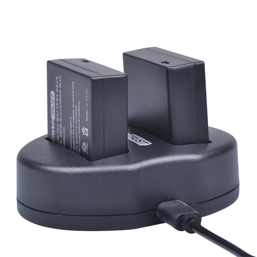 4 шт. Аккумулятор для камеры DMW BLG10 BLE9 BLE9E + двойное USB зарядное устройство Panasonic Lumix