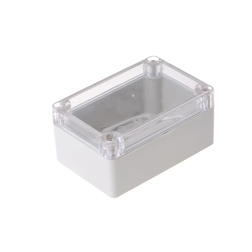 100*68*50mm Plastic Waterproof Electronic Project Box Clear Cover Plastic Enclosure Case Shell Elec cal Connector