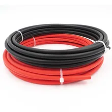 20 м/лот(черный кабель 10 М+ Красный кабель 10 м) 4mm2 MC4 Соединительный кабель для солнечных батарей 12AWG черный или красный сертификат tuv Мощность кабель MC4/MC3 WY