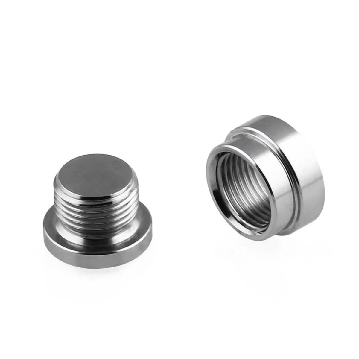 Universal O2 Oxygen Sensor Nut Bung Stepped Mounting Boss And Plugs (1