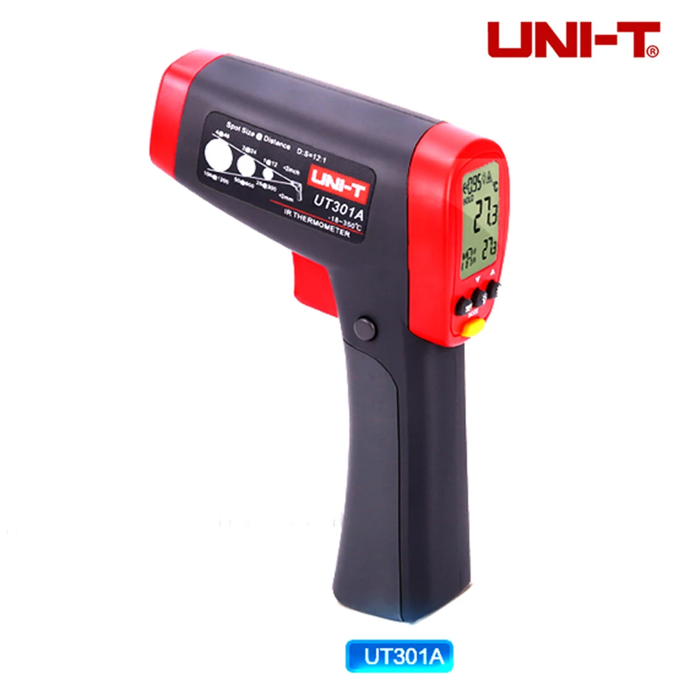 

UNI-T UT301A Professional Non Contact Infrared Thermometer UT 301A meter 12:1 -18~350oC