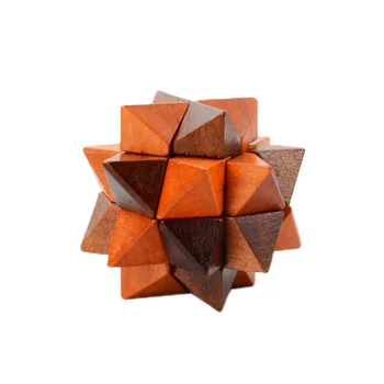 

Chanycore Baby Learning Educational Wooden Toys 3D Puzzle Kong Ming Luban Lock Cube Brain Teaser abls Kids Gifts 4259