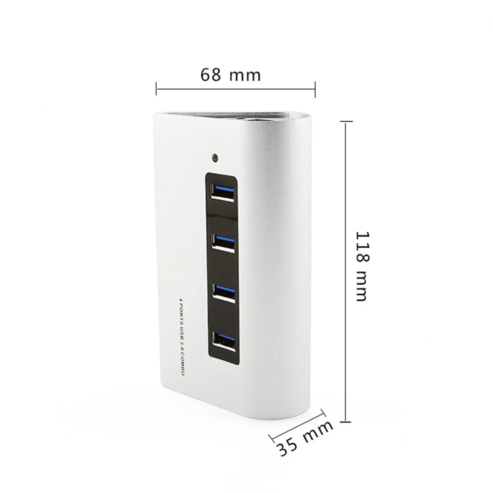 USB 3 0 концентратор usb хаб Мульти разветвитель комбо Мощность адаптер 4 Порты SD/TF