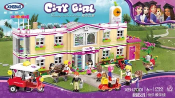 

XINGBAO 12001 New City Girl Series The Happy Teaching Building Set Building Blocks Bricks Funny Toys for Child Christmas Girls