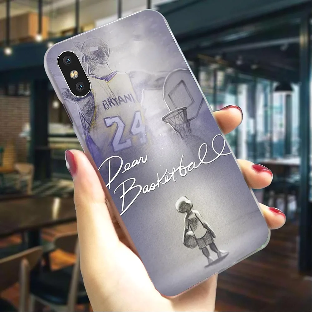 Дорогой баскетбольный чехол для телефона Kobe Bryant, чехол для iPhone X, 5, 5S, SE, 6, 6 S/6, 6S Plus, 7, 8/7, 8 Plus, XS, XR, Xs Max, Жесткий Чехол, тонкий - Цвет: K1025405