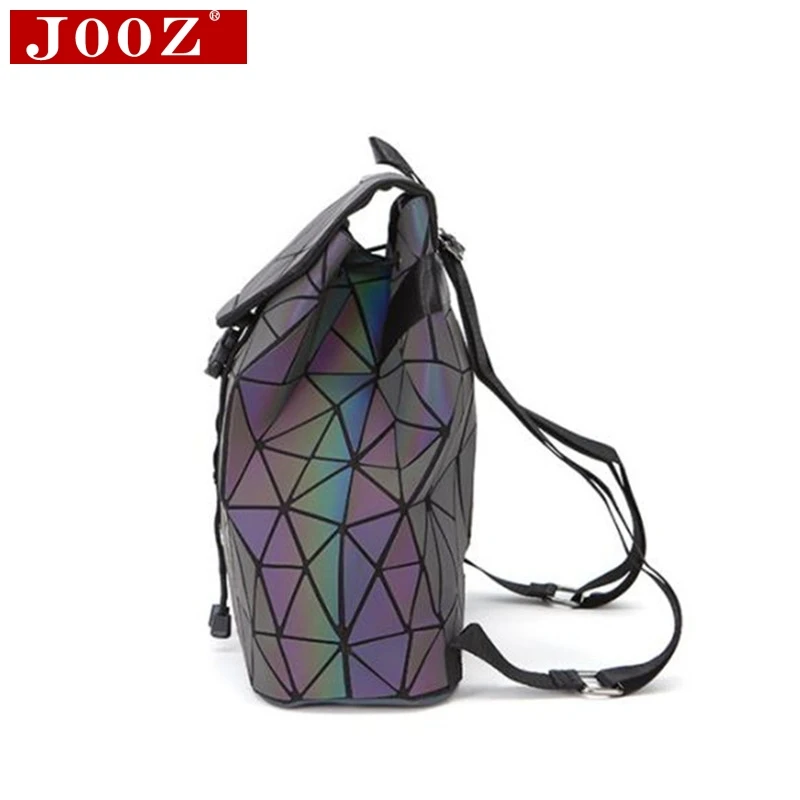 مضيئة على ظهره خياطة شعرية حقيبة الرجال النساء حقيبة ظهر للسفر فتاة حقيبة مدرسية الطالب على ظهره الهولوغرام كيس من دوس