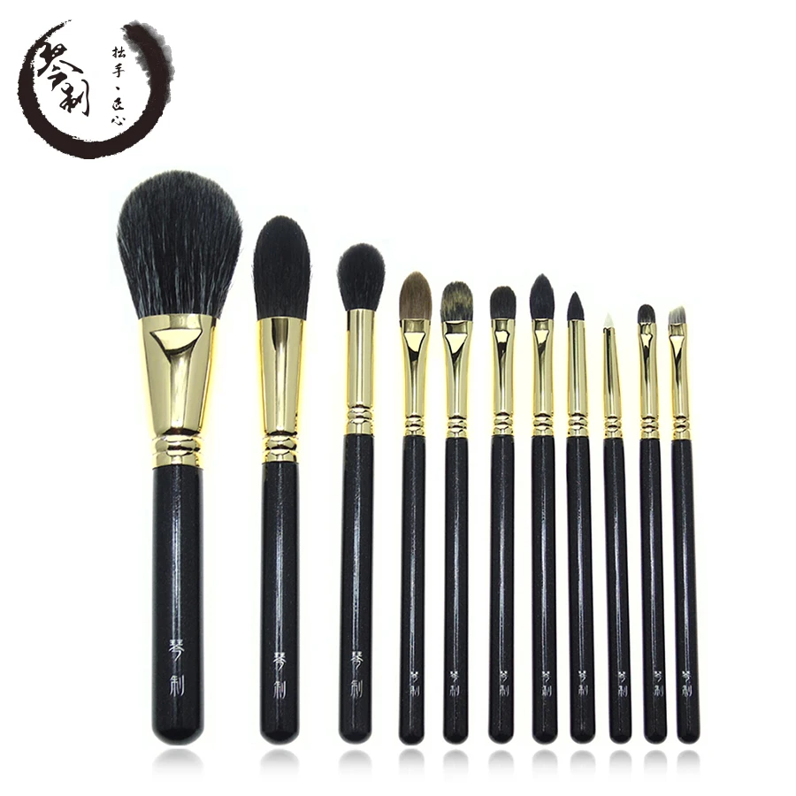 

Makeup Brush Set Eyeshadow blush eyeliner HighlighterBrush Concealer Foundation BronzerBrush Sculpting EyebrowBrush animal hair