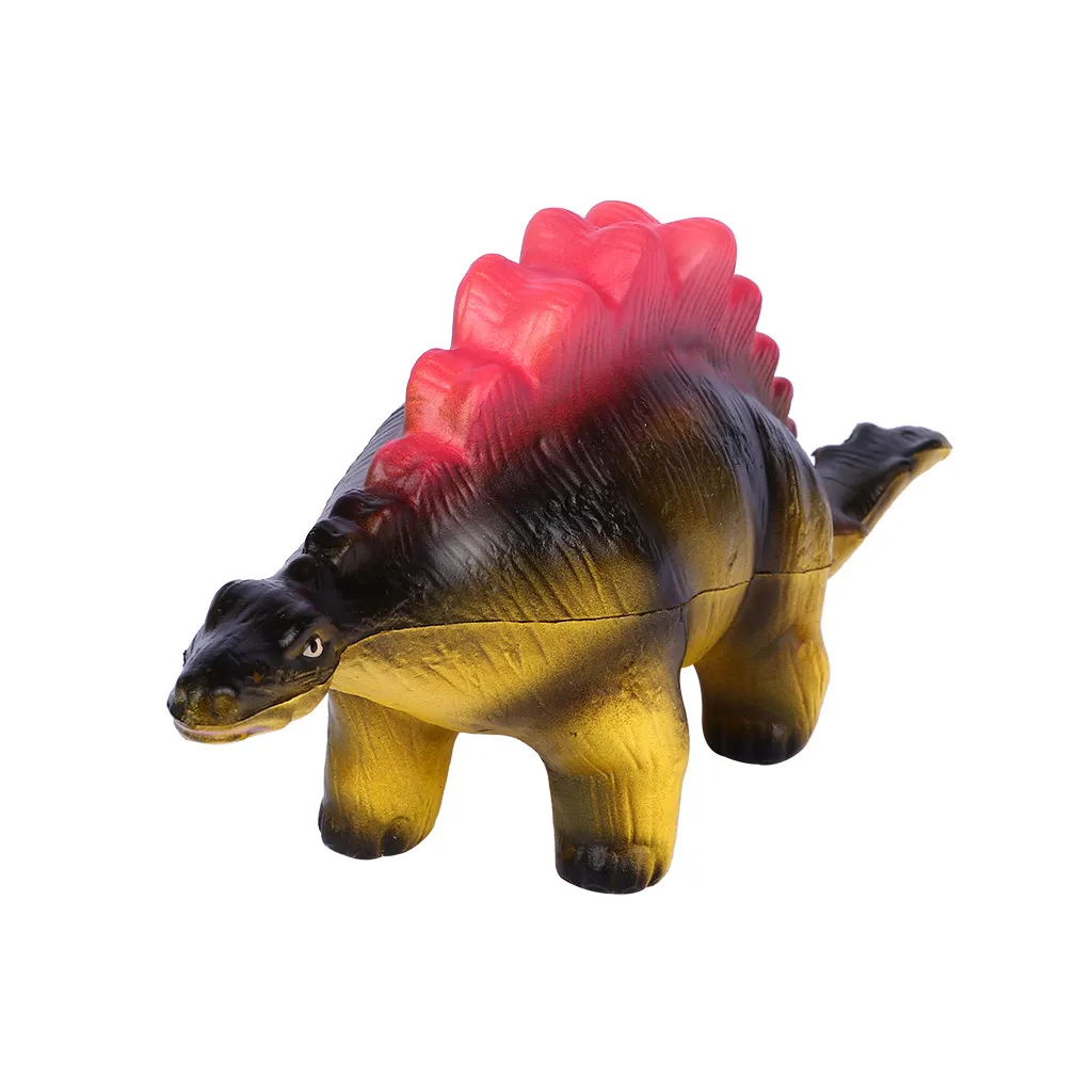 Мягкий антистресс зоопарк мир реалистичный динозавр Фигура медленно поднимающийся забавные детские игрушки снятие стресса игрушка Juguetes Oyuncak - Цвет: B