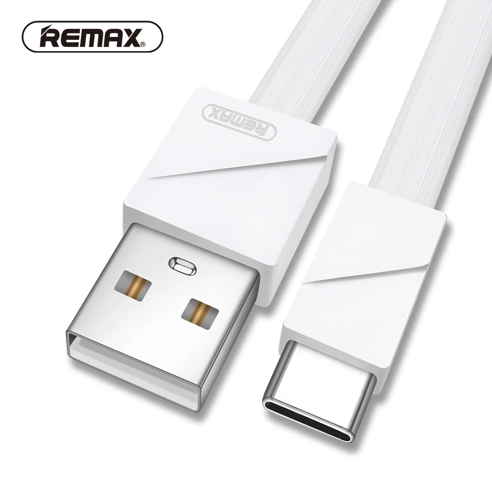 

REMAX Type C USB Data Cable TPE Flat Charging Sync Data Transfering 1m Type C Charger Cable for S8/HUAWEI/XIAOMI/MACBook