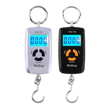 Hot WH-A05L LCD Portable Digital Electronic Scale Pocket 45kg/10g Luggage Hanging Fishing Hook Balance Scale Electronic lb oz kg