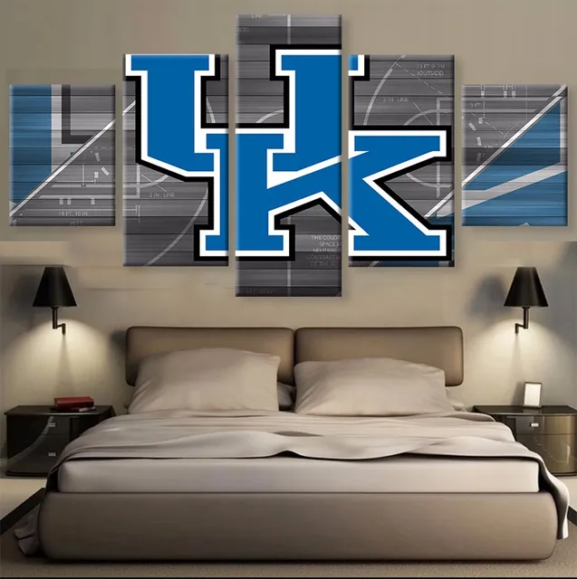 hd print 5 pcs canvas art university of kentucky football sport