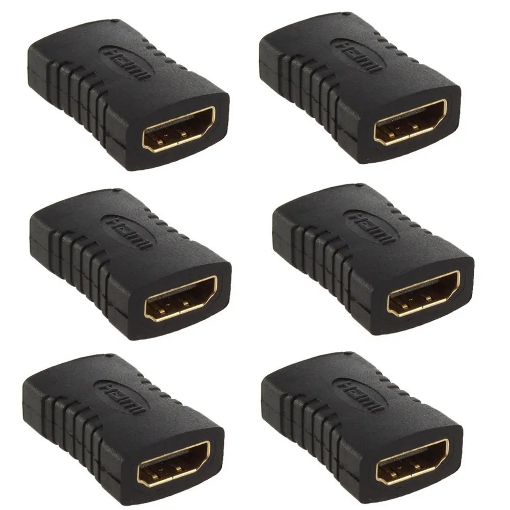 LBSC(5-Pack) 3 ГГц F Тип RG6 коаксиальный кабель мама-мама разъем, кабель удлинитель адаптер соединяет два коаксиальных видео кабеля