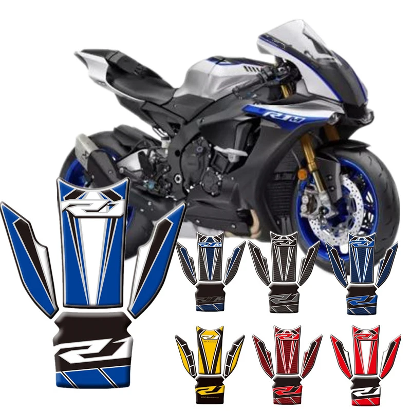 

For Yamaha YZF R1 R1M 2015-2017 Motorcycle 3D Tank Pad Protective Cover Decals Stickers