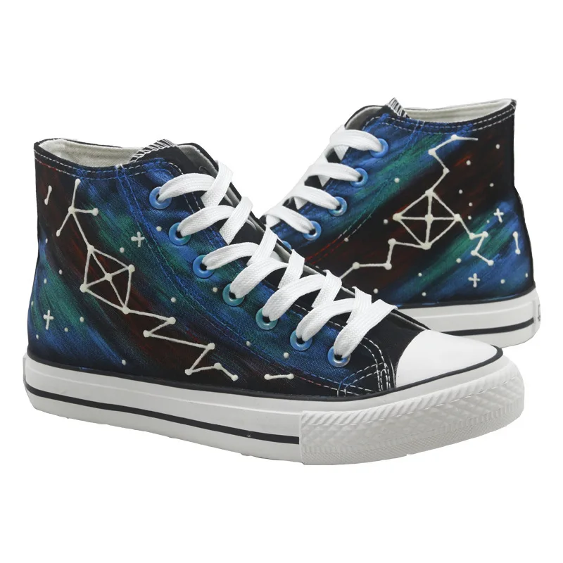Hand Noctilucent Starry Sky In Help Canvas Shoe Black Cloth Shoe Platform Shoes Woman Sneakers Zapatos De Mujer Chaussures Femme Hand Noctilucent Starry Sky In Help Canvas Shoe Black Cloth Shoe Platform Shoes Woman Sneakers Zapatos De Mujer Chaussures Femme
