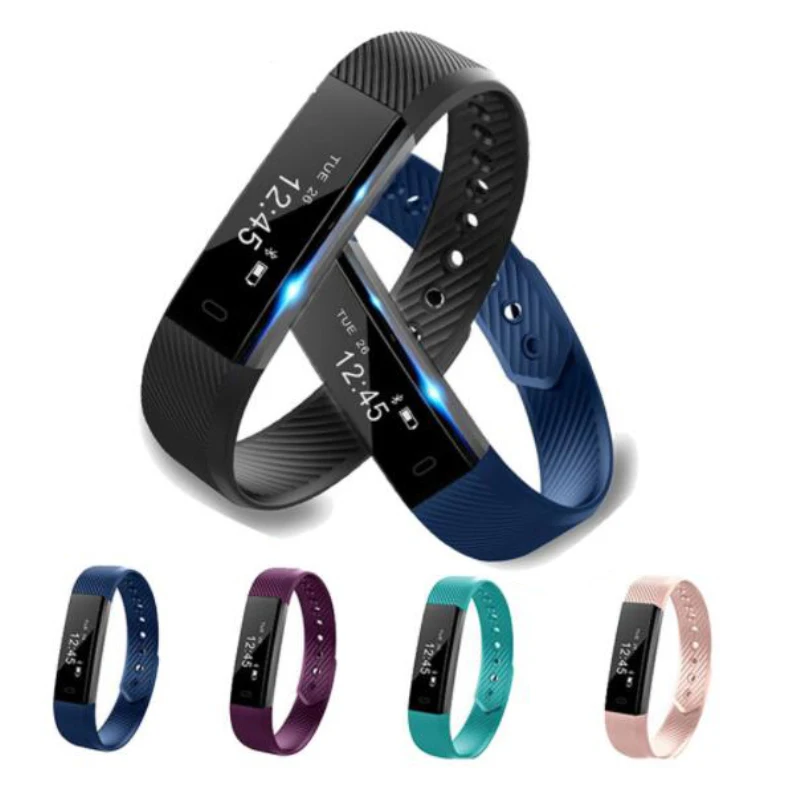 

ID115 Bluetooth Smart Band Pedometer Fitness Tracker Step Counter Activity Monitor Band Alarm Sport Wristband for IOS Android p1
