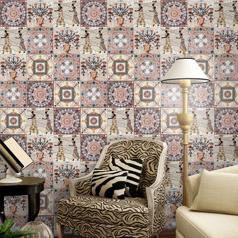 320*20cm Hot Geometry Pattern 3D Kitchen Wall Sticker Waterproof Ceramic Tile Brick Decal on Furniture Stove Adhesive Wall Paper