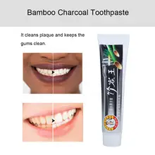 160 г бамбуковый уголь анти-галитозные отбеливающие пятна удалить гигиена полости рта зубная паста