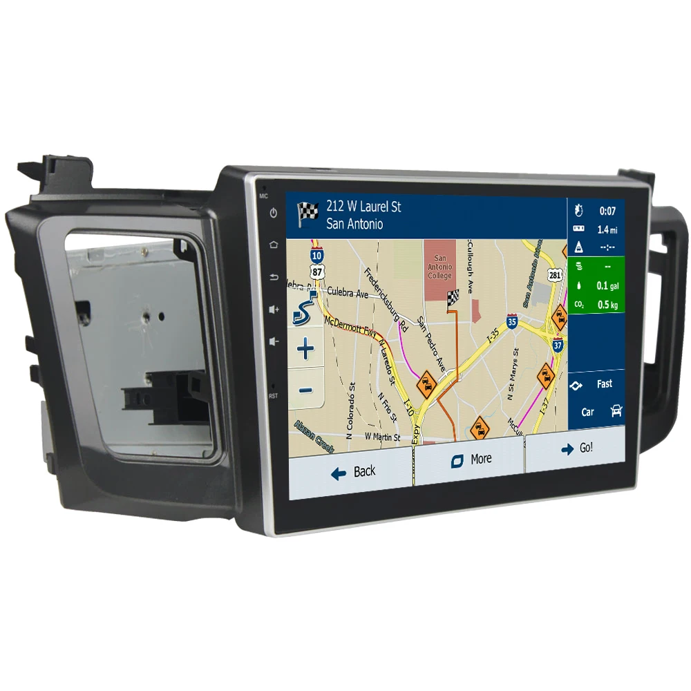 Sale 10.1" IPS Octa Core 4G Android 8.1 4GB RAM 64GB ROM RDS BT Car DVD Player Autoradio Stereo GPS Glonass For Toyota RAV4 2012-2016 3