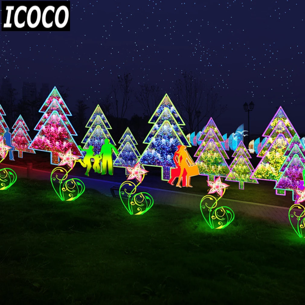 ICOCO 1 шт. 5 м WS2811 5050 SMD 12 В водонепроницаемая/не водонепроницаемая черная печатная