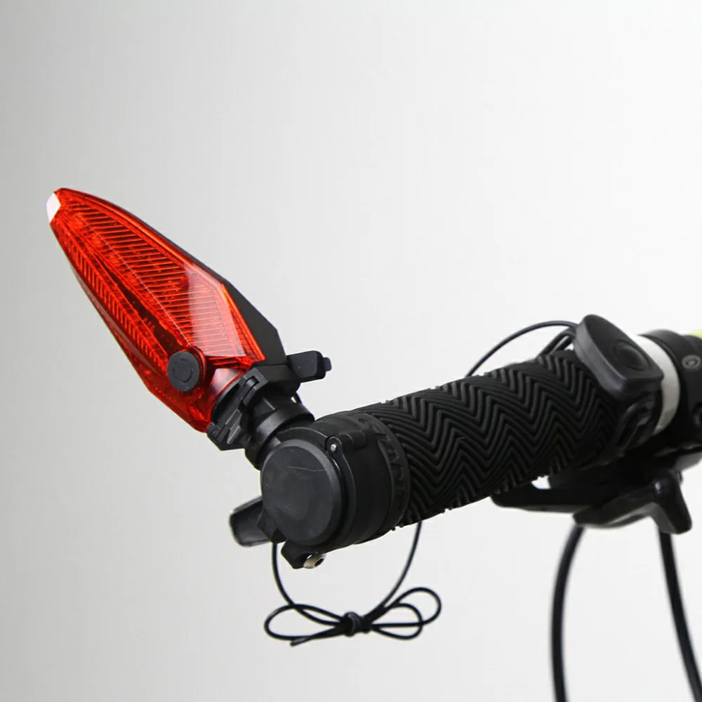 Велосипедный Руль USB Перезаряжаемый велосипедный велосипед MTB руль рукоятка Бар Конец с светодиодный световая сигнальная лампа с колокольчиком 40MA14