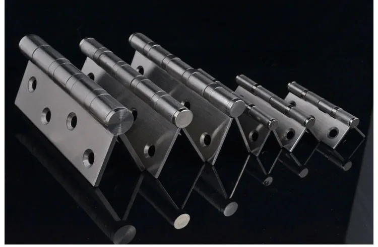 4 ''سمك 1.6 ملليمتر تزيين المنزل المقاوم للصدأ الباب المفصلي للطي والأثاث خزانة الباب المفصلي الأبواب مفتوحة